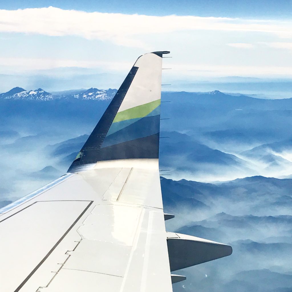 Flying above Oregon