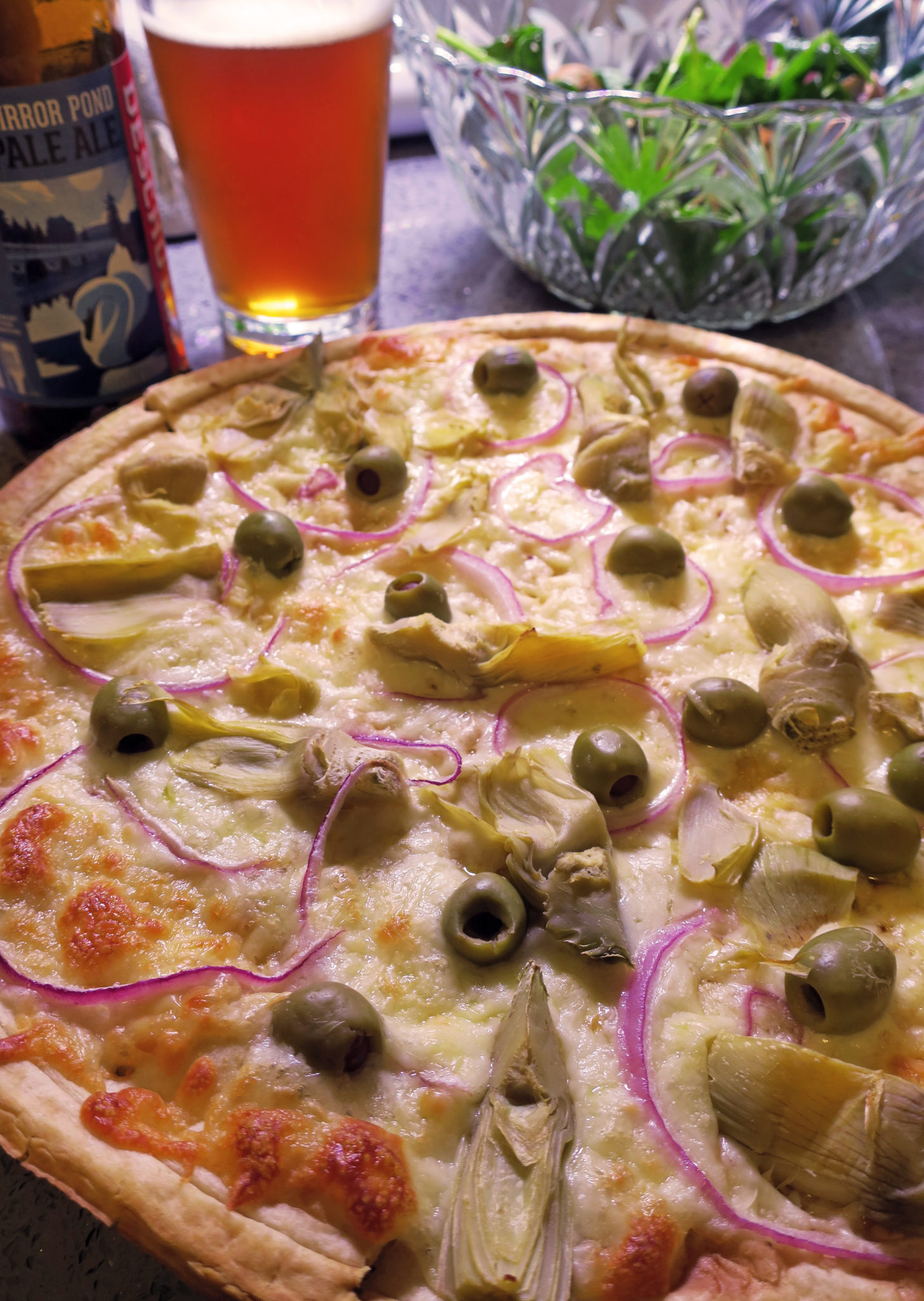 The Easy Vegetarian Martini Pizza Left Coast Crafted