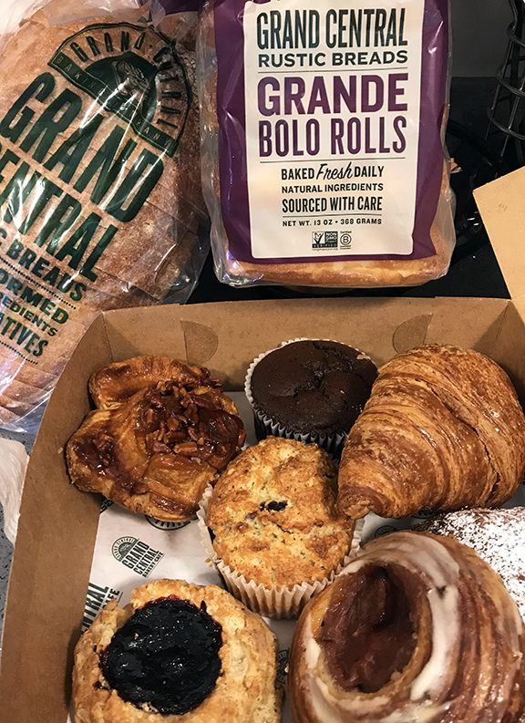 Pastries from Grand Central Bakery in Portland Oregon 