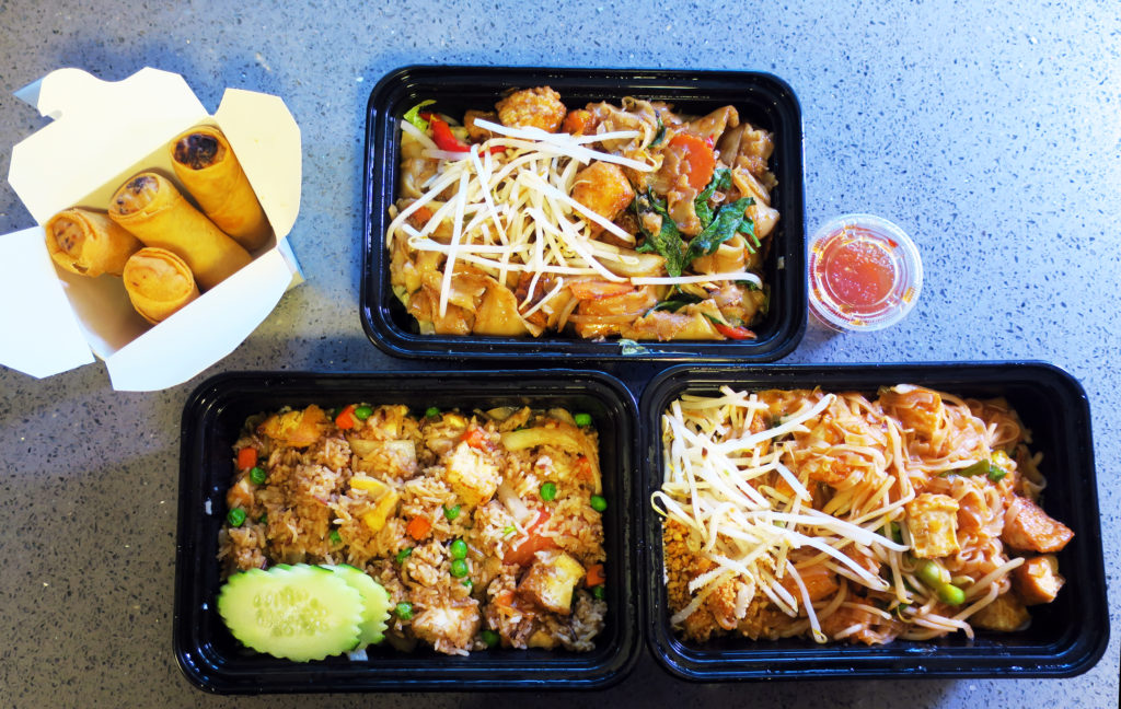 Takeout from City Thai in Portland Oregon 