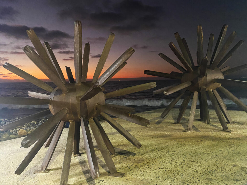 Art along the Malecon in Puerto Vallarta