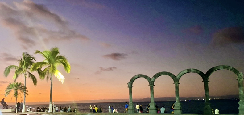 Los Arco along the Malecon in Puerto Vallarta