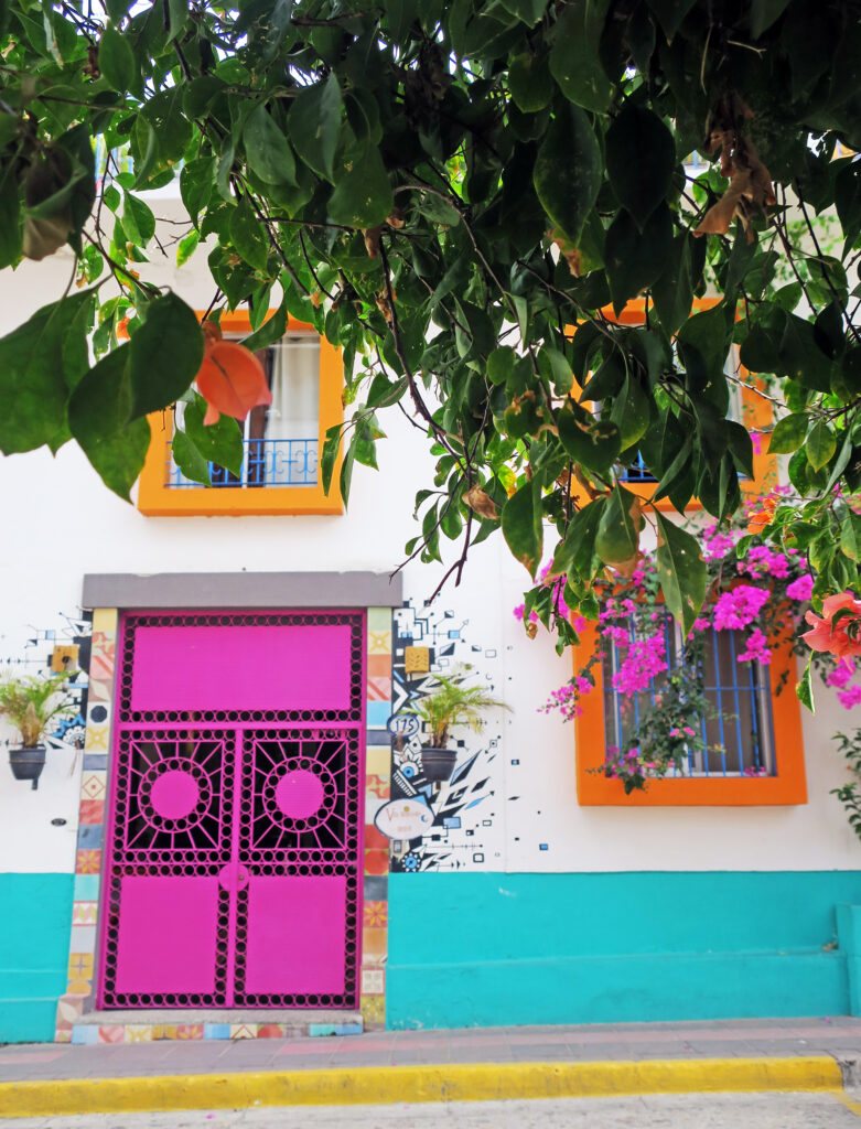 Colorful Puerto Vallarta architecture