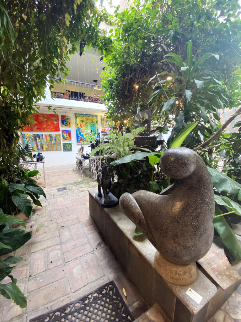 Art gallery in Puerto Vallarta Zona Romantica neighborhood